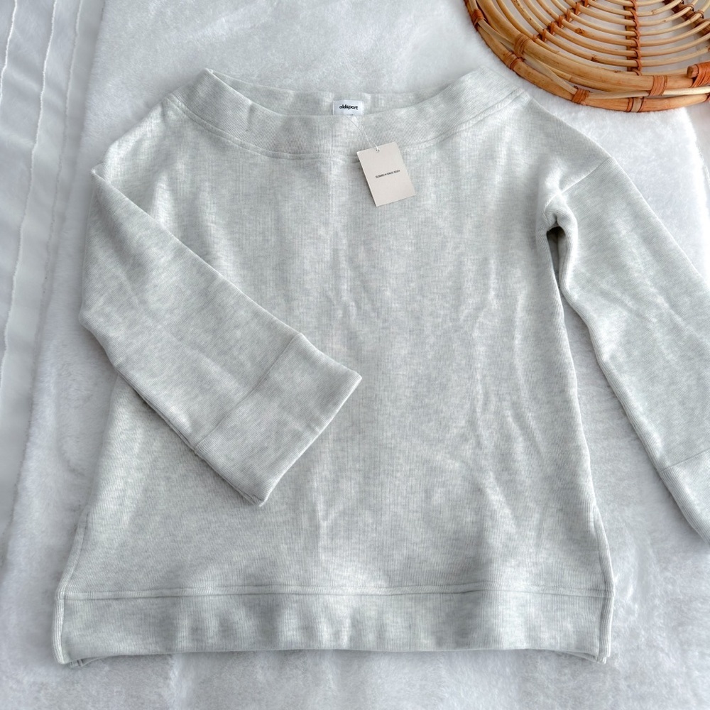 Old Sport Off The Shoulder Sweatshirt Dress
Loungewear Gray - Picture 7 of 14
